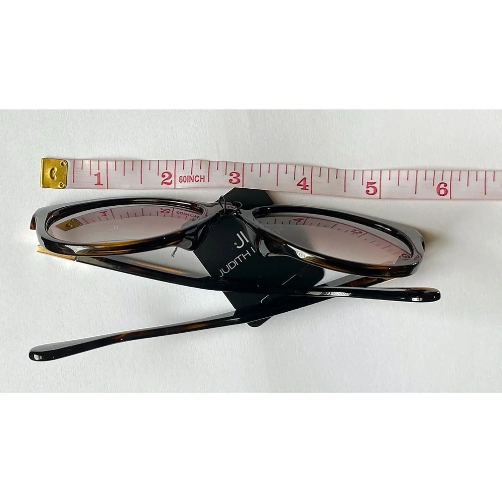JL Judith Leiber Tortoise Butterfly Sunglasses